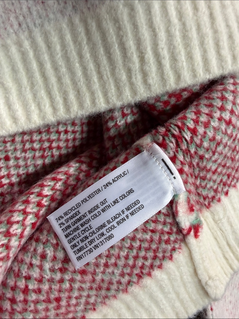 NWT A New Day White Multicolor Ciao Ciao Cherry Print Crewneck Sweater - Picture 16 of 16